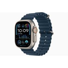 Apple Watch Ultra 2 智慧型手錶 原廠公司貨 鈦金屬錶殼 深度計 中古機 二手品 福利品 午夜色海洋錶帶 S級 LTE版 (GPS 行動網路)